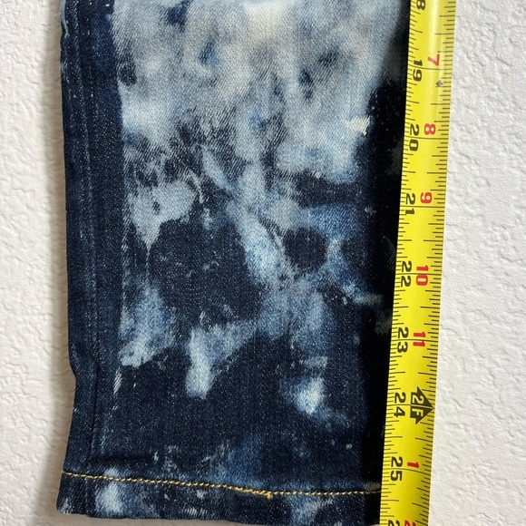 NWT NEILL KATTER paint print designer skinny jeans stretchy 28 made in Italy - Picture 9 of 9